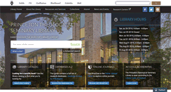 Desktop Screenshot of library.ptsem.edu