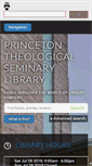 Mobile Screenshot of library.ptsem.edu