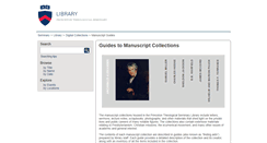 Desktop Screenshot of manuscripts.ptsem.edu