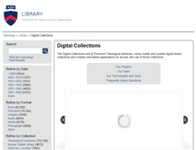 Tablet Screenshot of diglib.ptsem.edu