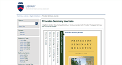 Desktop Screenshot of journals.ptsem.edu